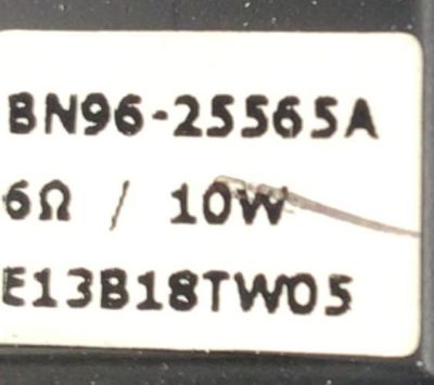 KIT DE BOCINAS PARA TV SAMSUNG (2 PZ) / NUMERO DE PARTE BN96-25565A / 6Ω 10W / E13B18TW05 / MODELO UN40F6300AFXZA TS01	 - Imagen 2